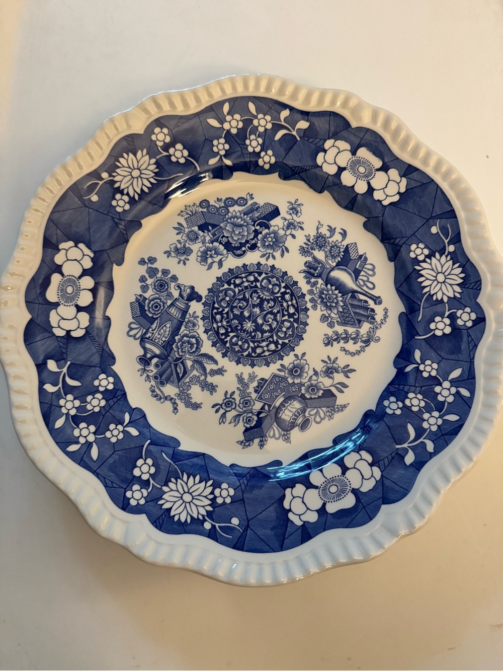 Set of 3 Spode Blue Room Collection: Seasons, Byron and Trophies